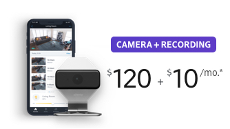 Camera + Live Recording $120 + $10/mo